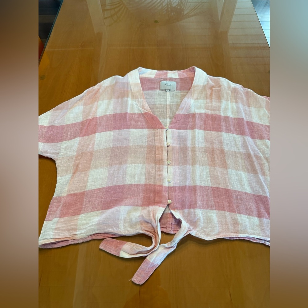 Rails crop top, size large